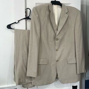 Nautica Silk Men's Beige Suit 2 piece